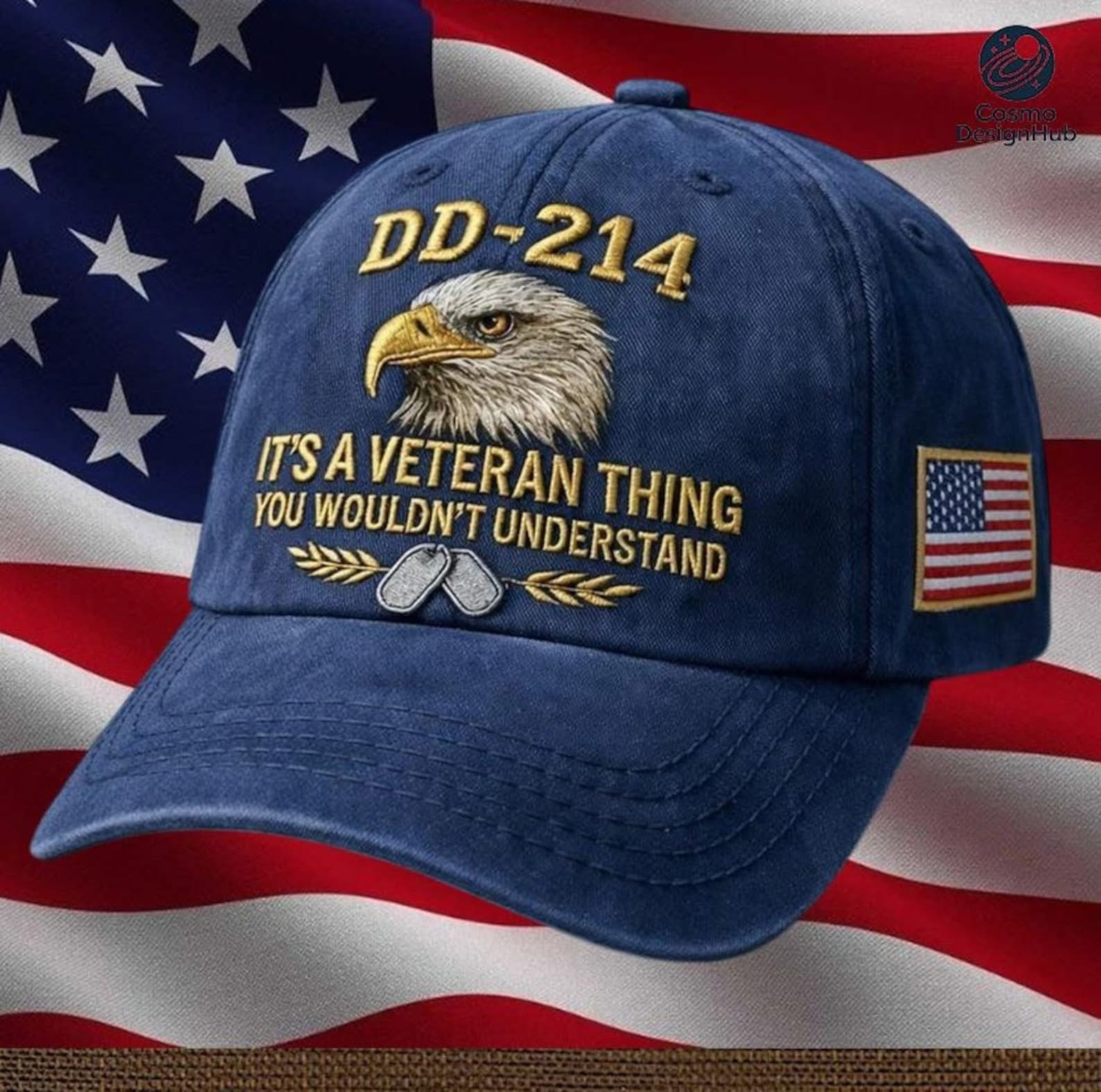 Eagle DD-214 Veteran Thing Eagle Hat You Wouldn't Understand Baseball Cap Gift For Him Eagle DD-214 Veteran Thing Eagle Hat You Wouldn't Understand Baseball Cap Gift For Him - Image 1