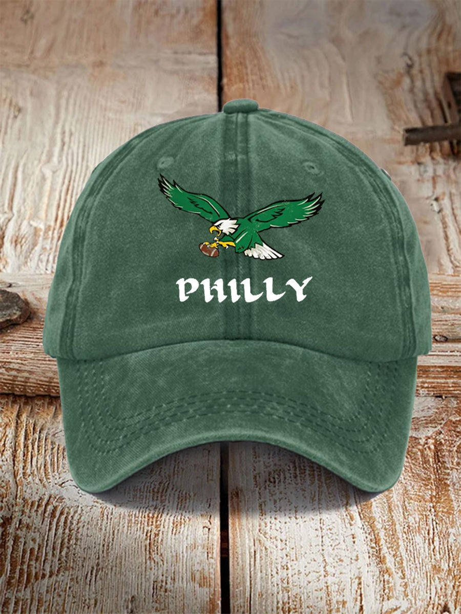 Eagle Philly Football Hat Game Day Ball Cap Merchandise Eagles Fan Christmas Gifts 2025