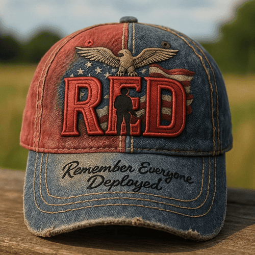 Eagle Red Friday Hat Remember Everyone Deployed Merch Red Friday Gift For Dad Eagle Red Friday Hat Remember Everyone Deployed Merch Red Friday Gift For Dad - Image 1