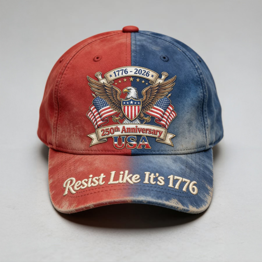 Eagle Resist Like It's 1776 Hat US 250Th Anniversary 1776 2026 Baseball Cap Present For Patriots Eagle Resist Like It's 1776 Hat US 250Th Anniversary 1776 2026 Baseball Cap Present For Patriots - Image 1