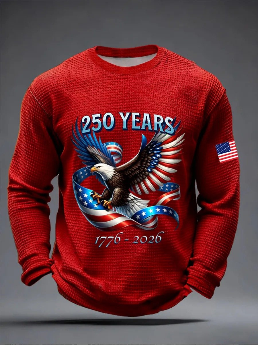 Eagle US 250 Years Of Freedom 1776 2026 Sweatshirt Independence Day 2026 Merch Patriotic Gifts