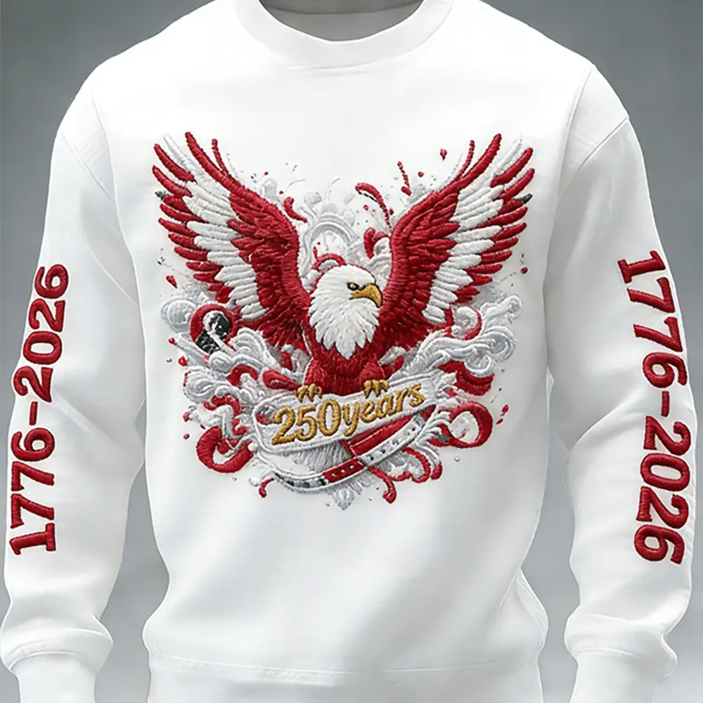Eagle US 250Th Anniversary 1776 2026 Sweatshirt America's Birthday 2026 Merch Gift Eagle US 250Th Anniversary 1776 2026 Sweatshirt America's Birthday 2026 Merch Gift - Image 1
