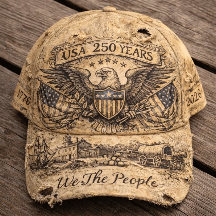 Eagle USA 250 Years Anniversary Hat We The People Baseball Cap Independence Day 2026 Merch