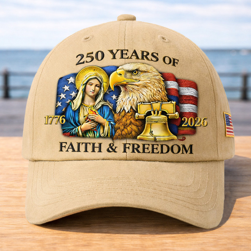 Eagle USA 250 Years Of Faith & Freedom 1776 2026 Hat Statue Of Liberty Semiquincentennial Merch Eagle USA 250 Years Of Faith & Freedom 1776 2026 Hat Statue Of Liberty Semiquincentennial Merch - Image 1