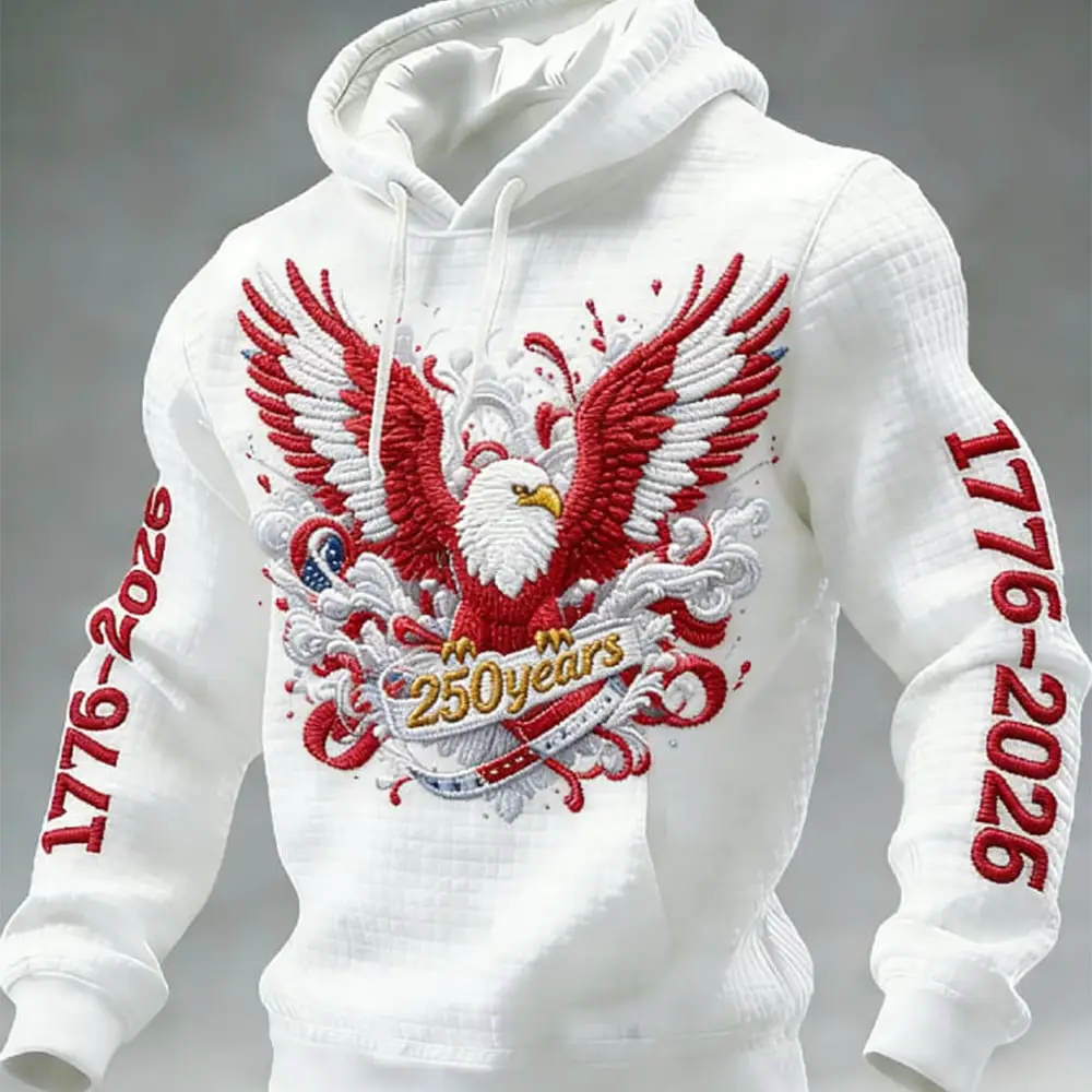 Eagle USA 250 Years Of Freedom 1776 2026 Hoodie Semiquincentennial Merch