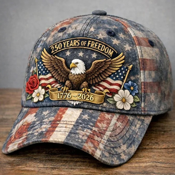 Eagle USA 250 Years Of Freedom Hat 1776 2026 Merch America's 250 Birthday Gift