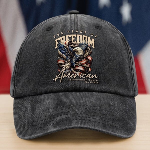 Eagle USA 250 Years Of Freedom Hat Semiquincentennial July 4Th 2026 Anniversary Cap Gifts