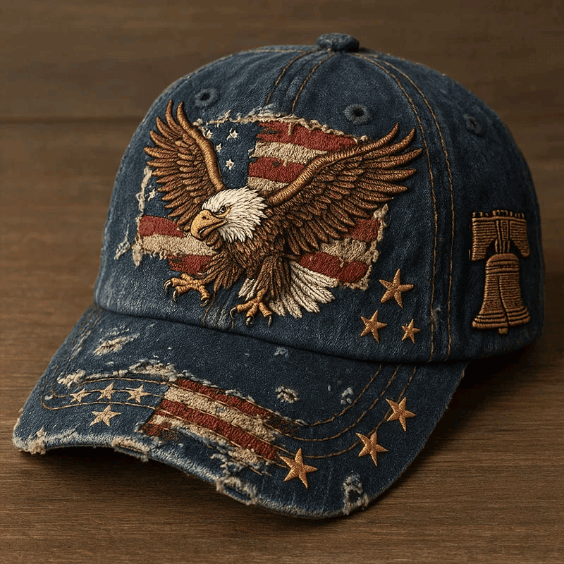 Eagle USA 250Th Anniversary 1776 2026 Vintage Hat Liberty Bell Art 4th Of July Merchandise