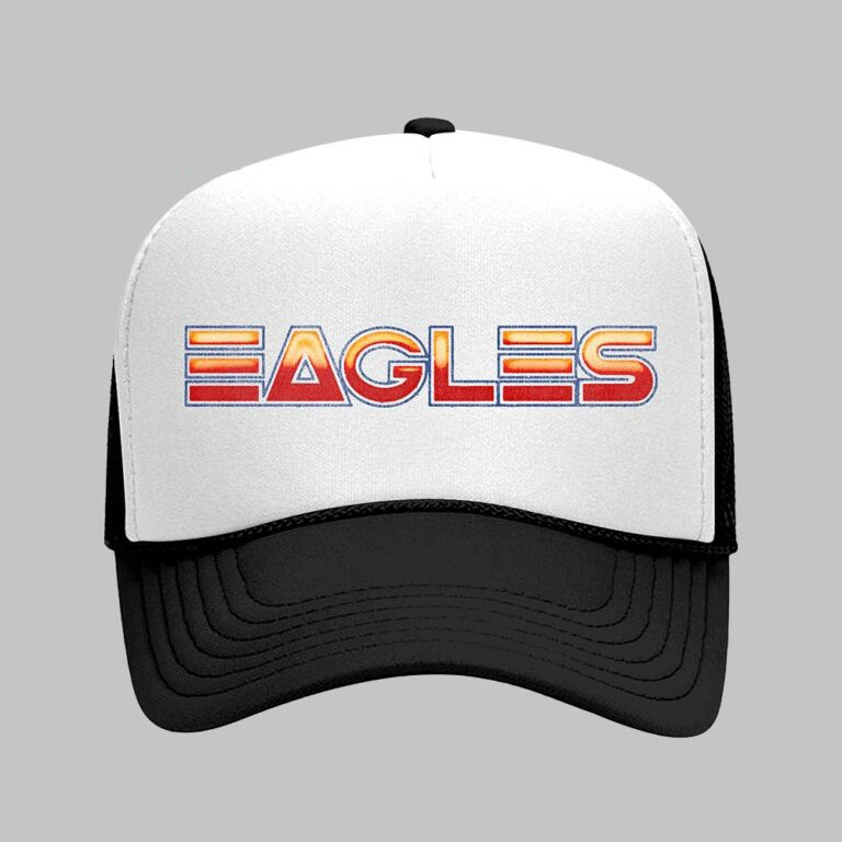 Eagles One Of These Nights Merch Logo Trucker Hat Eagles Rock Band Merchandise For Fans