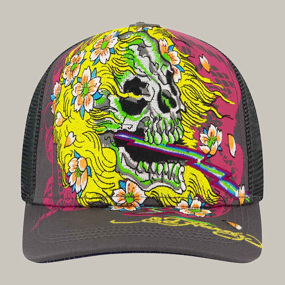 Ed Hardy Merch Crazy Skull Hat Artistry Themed Ed Hardy Hat Unique Gifts For Boyfriend Ed Hardy Merch Crazy Skull Hat Artistry Themed Ed Hardy Hat Unique Gifts For Boyfriend - Image 1