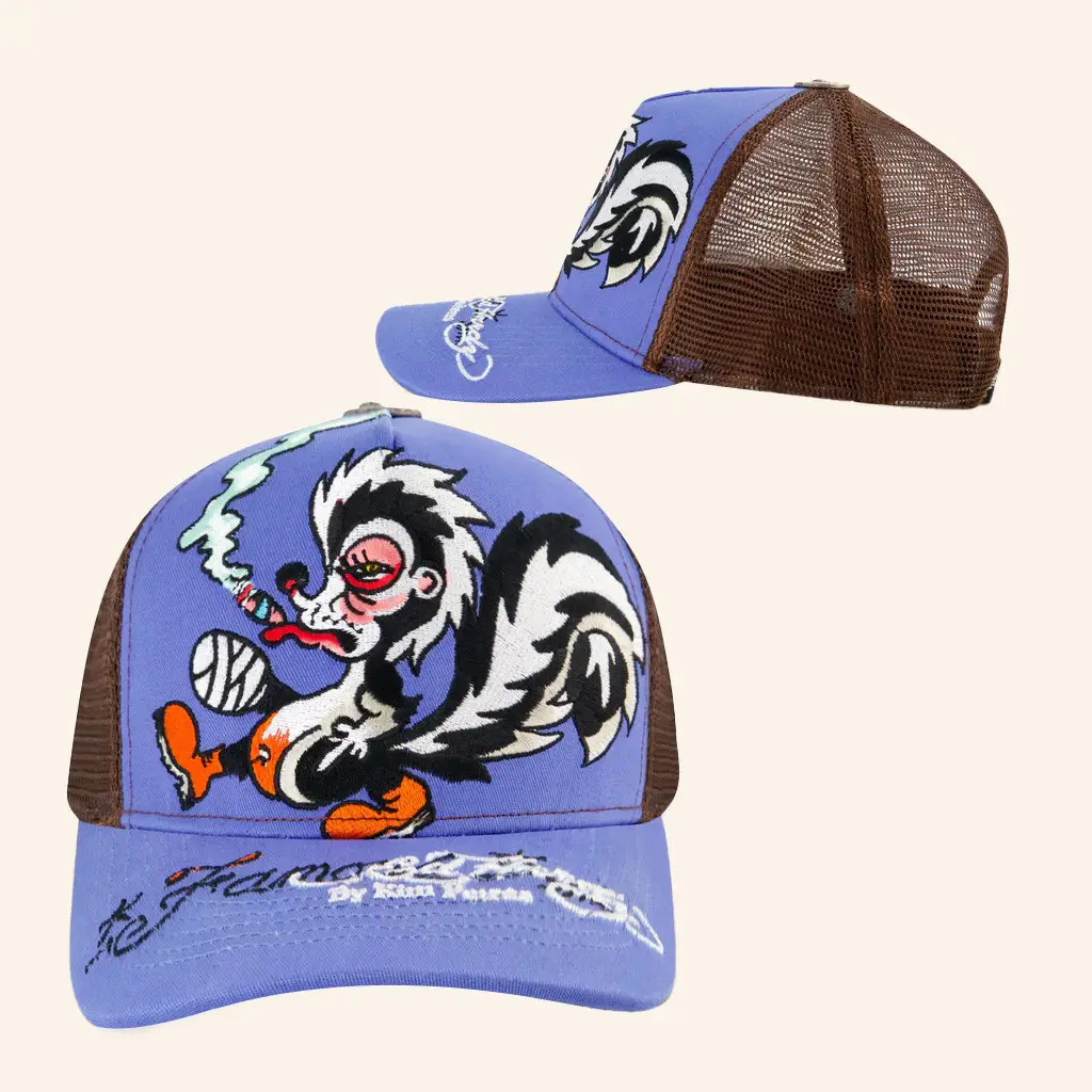 Ed Hardy Merch Famous Skunk Trucker Hat Christmas Present For Husband - Wear&Decor