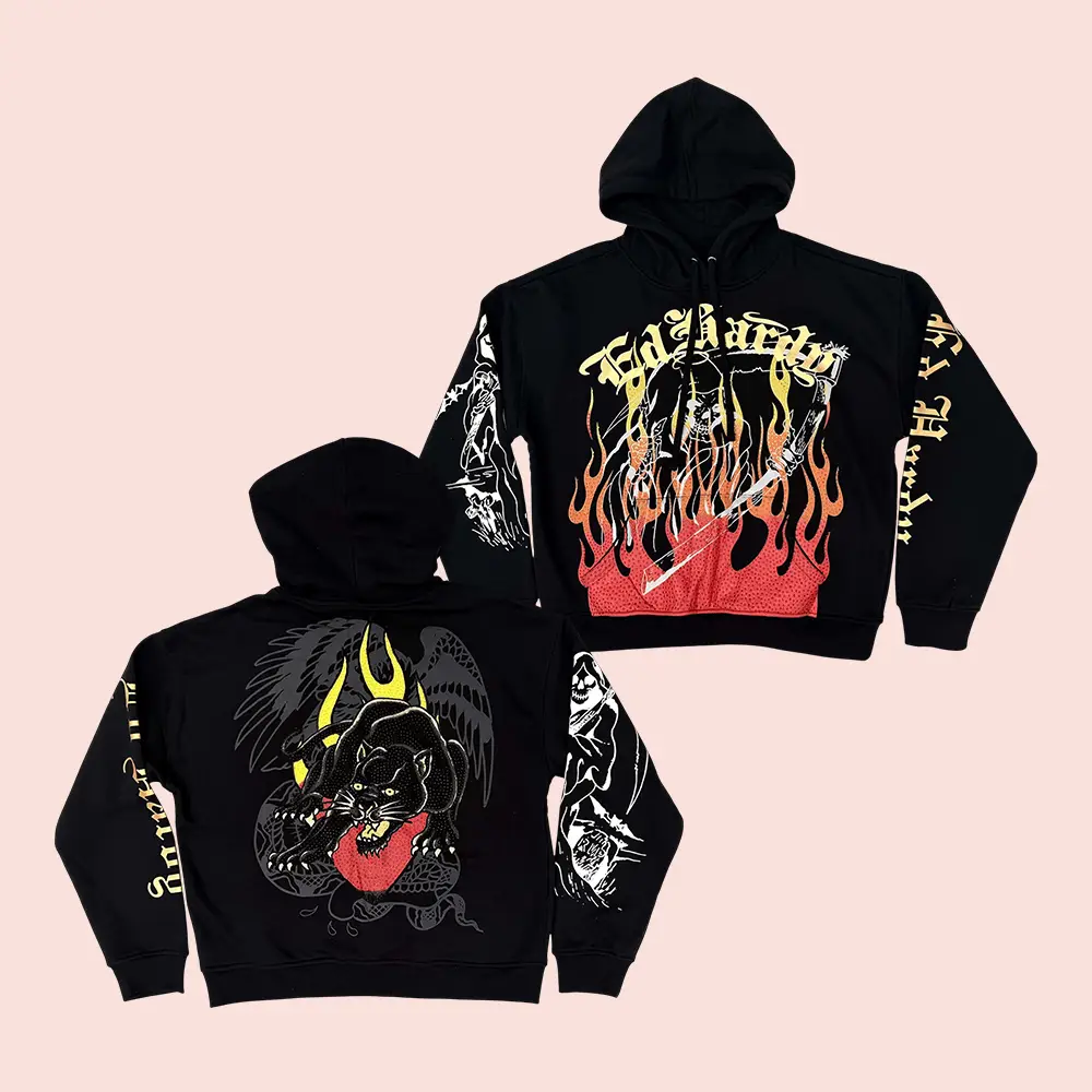Ed Hardy Merch Reaper Hoodie Best Birthday Gifts For Brothers Ed Hardy Merch Reaper Hoodie Best Birthday Gifts For Brothers - Image 1