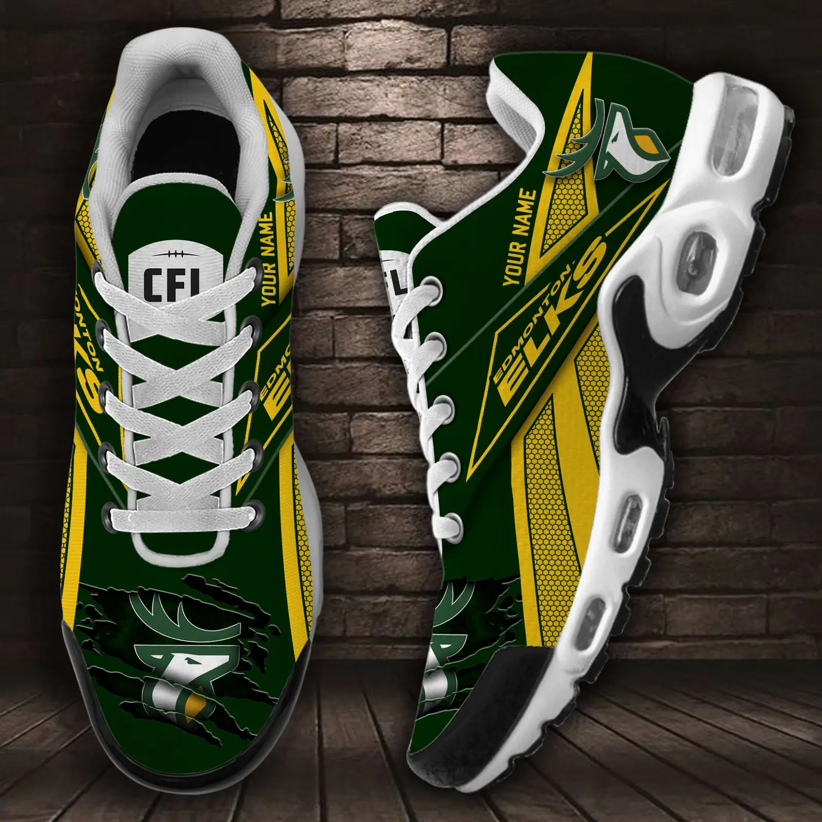 Edmonton Eskimos Air Max Plus Shoes Sneakers For Men And Women Edmonton Eskimos Air Max Plus Shoes Sneakers For Men And Women - Image 1