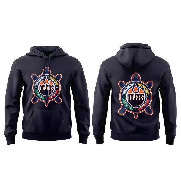 Edmonton Oilers X Indigenous Hoodie Celebration Night 2026 Turtle Clothing Gift For Fan