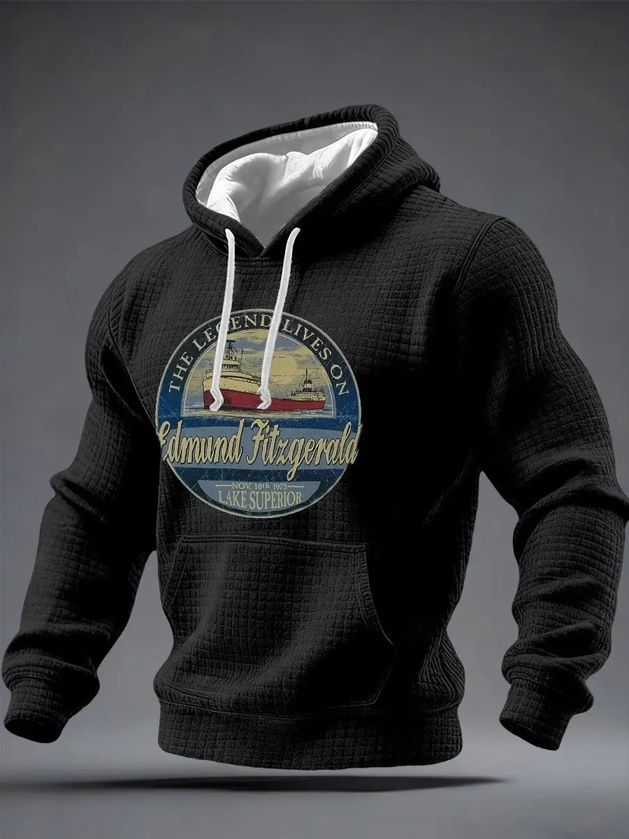 Edmund Fitzgerald The Legend Lives On Hoodie November 10Th 1975 Lake Superior Merch Gifts