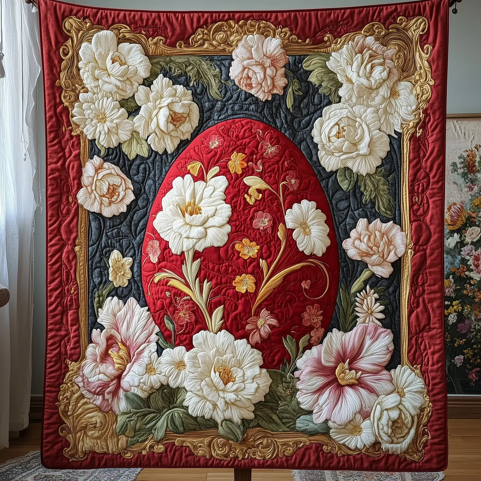 Egg Mystery Quilted Blanket Autumn Inspired Bedroom Great Gifts For Grandma