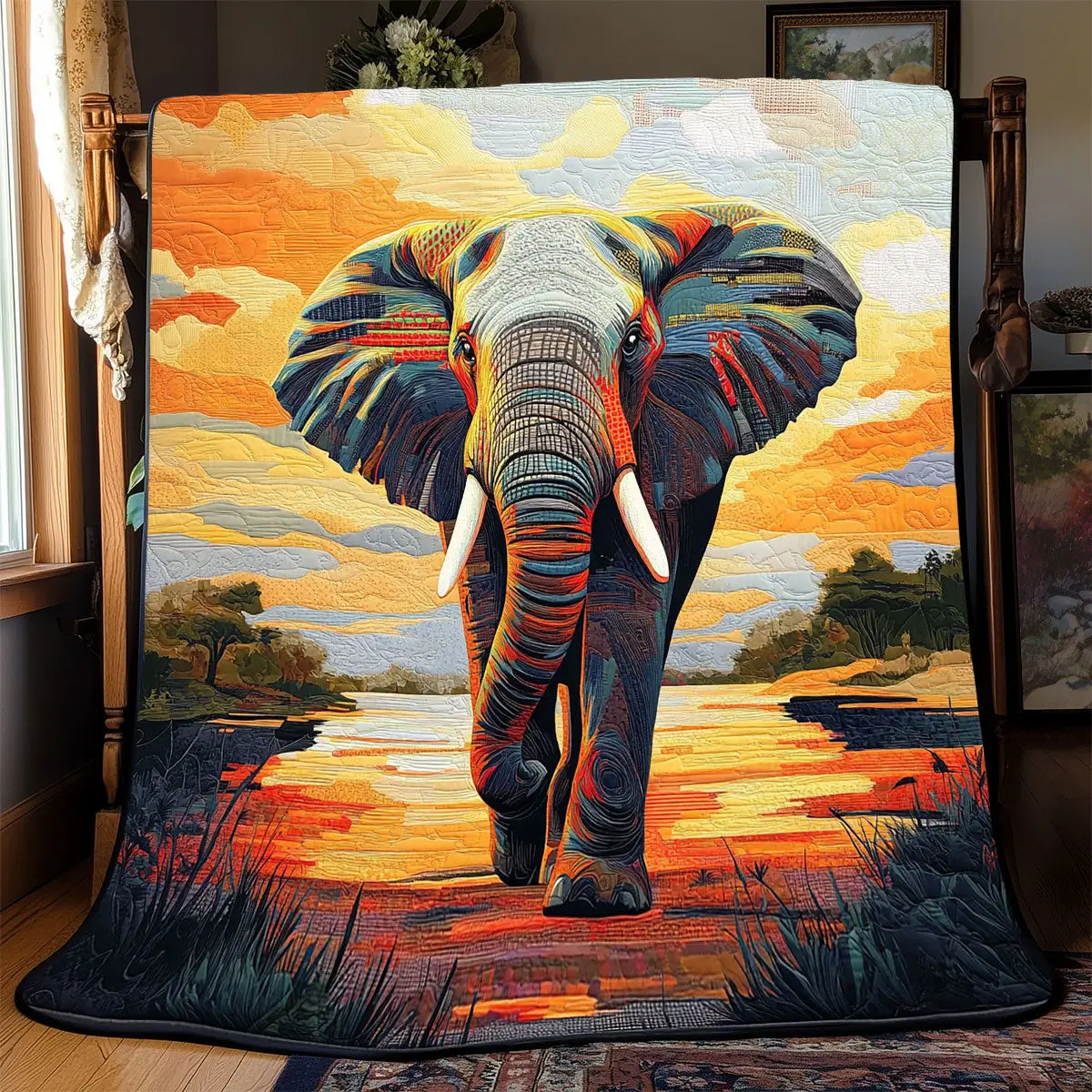 Elephant Quilt Best Throw Blanket Birthday Presents For Mum