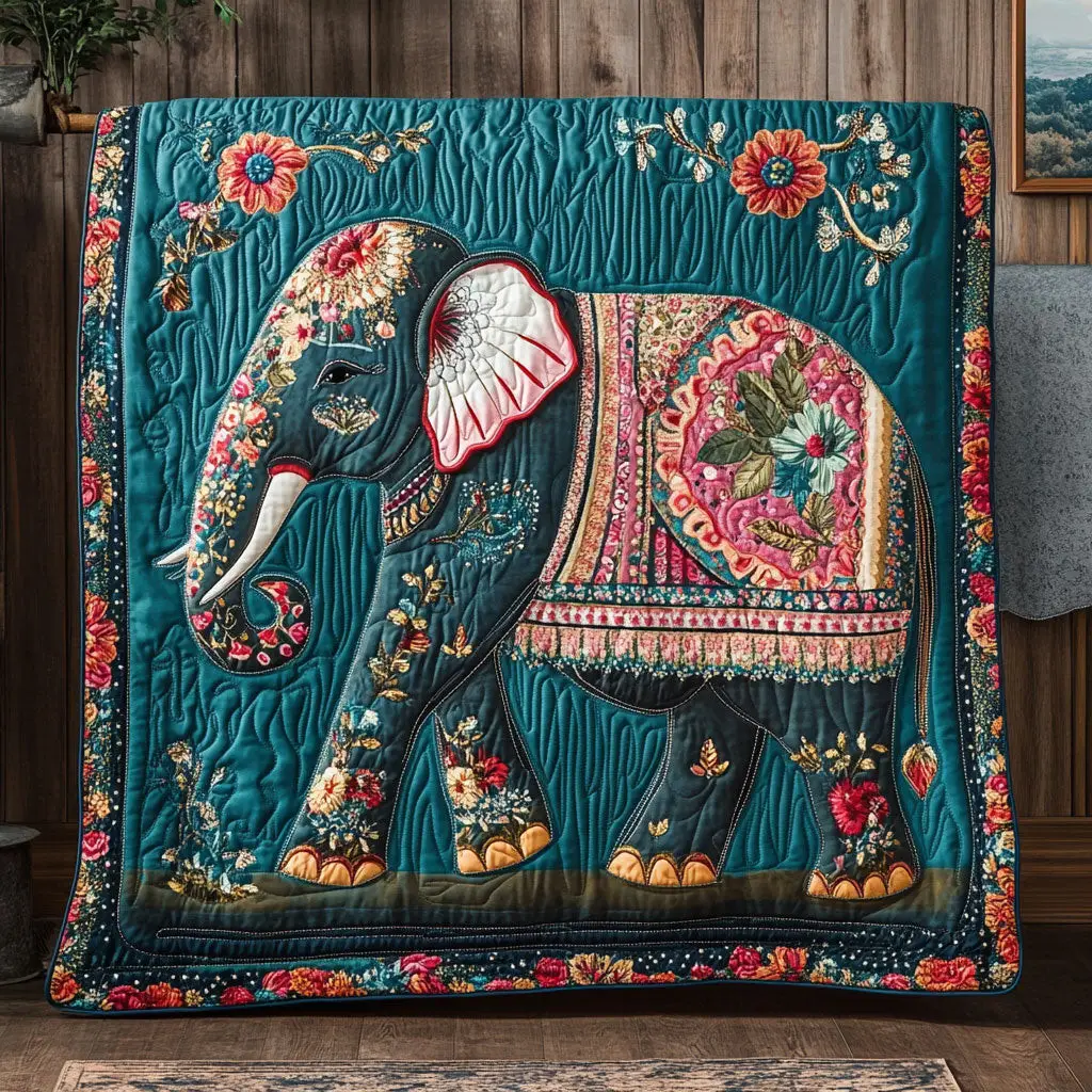 Elephant Spirit Quilt Classic Quilt Blanket for Cozy and Warm Nights
