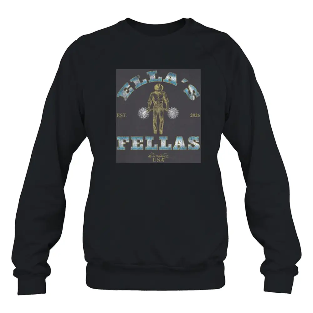 Ella Fella Vintage Graphic Sweatshirt Ella Langley Apparel Best Gift For Music Lover