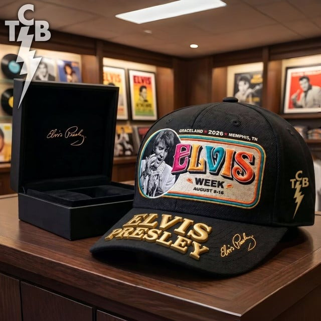 Elvis Presley Merch Hat Elvis Week Graceland 2026 Ball Cap Unique Gift For Fans Elvis Presley Merch Hat Elvis Week Graceland 2026 Ball Cap Unique Gift For Fans - Image 1
