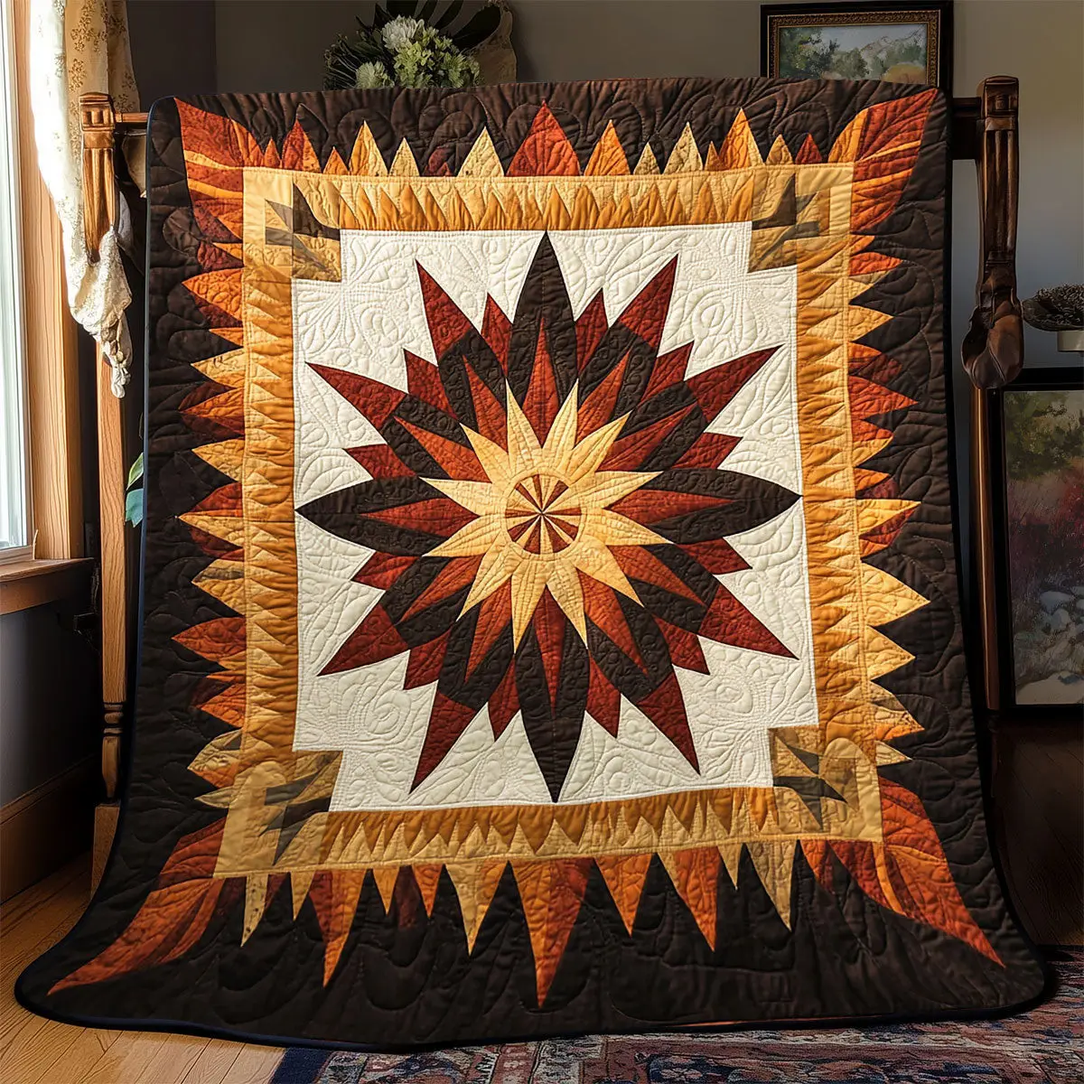 Ember Glow Quilt Blanket For Couch Mother's Day Presents For Grandma