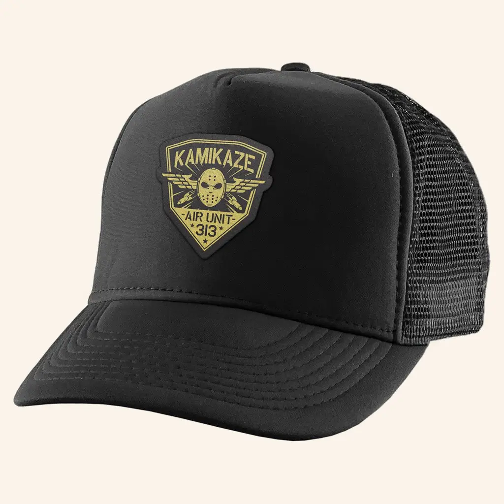 Eminem Merch Kamikaze Crest Trucker Hat Gifts For Music Enthusiasts