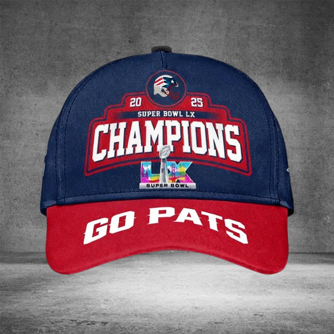 England Patriots Hat Patriots AFC Championship Merch Super Bowl LX Outfit Gift Ideas