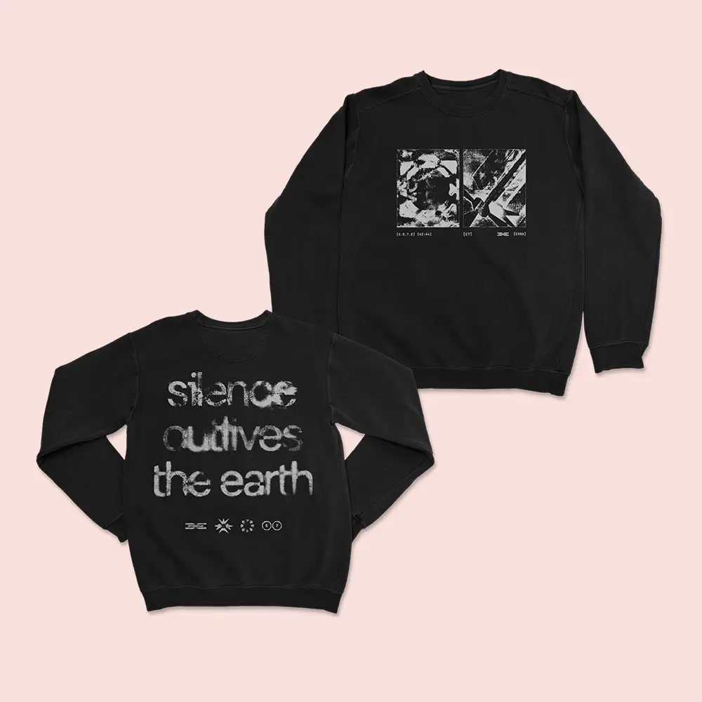 Erra Merch Silence Outlives The Earth Sweatshirt Erra Band Merch Gifts For Fans