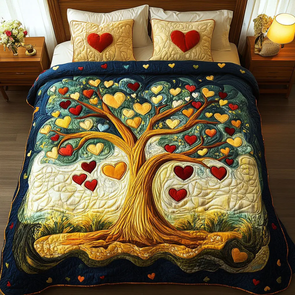 Eternal Shade Quilted Bedding Set Aesthetic Home Decor Valentine's Day Gifts For Her