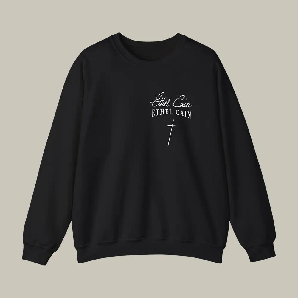 Ethel Cain Logo Sweatshirt Ethel Cain Music Concert Apparel Present For Girlfriend Ethel Cain Logo Sweatshirt Ethel Cain Music Concert Apparel Present For Girlfriend - Image 1