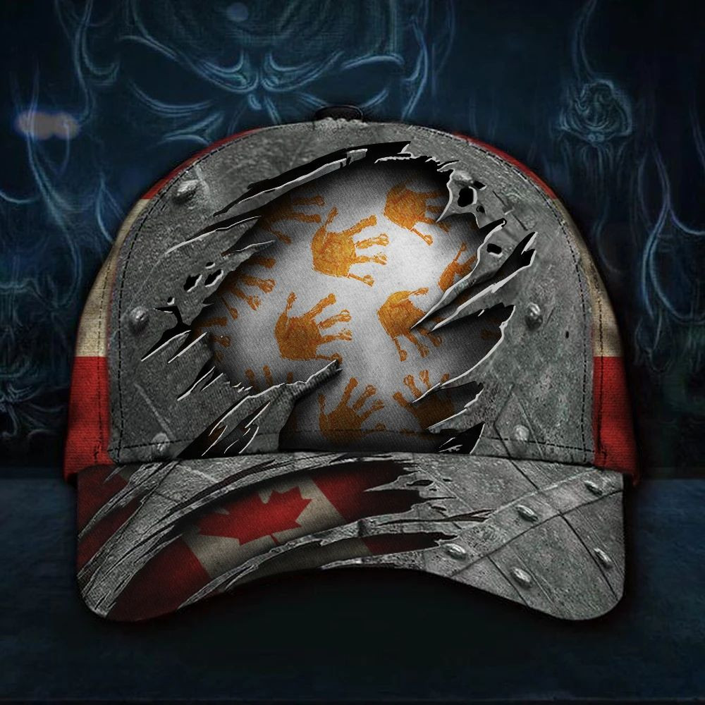 Every Child Matter Canada Flag Cap Support Native Orange Shirt Day Movement Merch