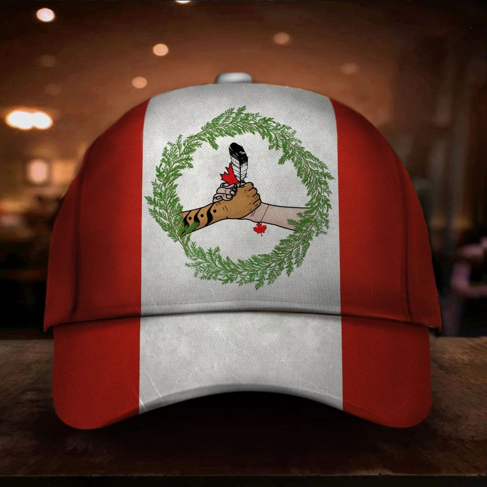 Every Child Matters Cap Canada Flag Orange Shirt Day Merch Baseball Hat Awareness Every Child Matters Cap Canada Flag Orange Shirt Day Merch Baseball Hat Awareness - Image 1