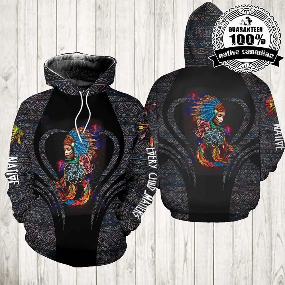 Every Child Matters Hoodie Native Canadian Wear Orange Sept 30 Merch Mens