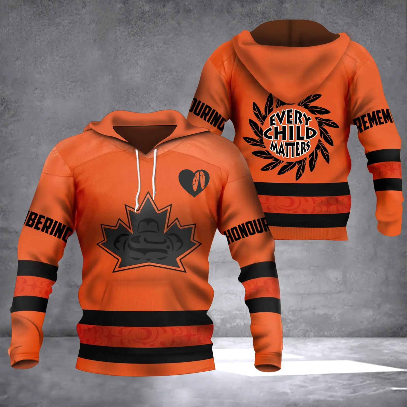 Every Child Matters Hoodie Orange Shirt Day Residential School Protest Merch