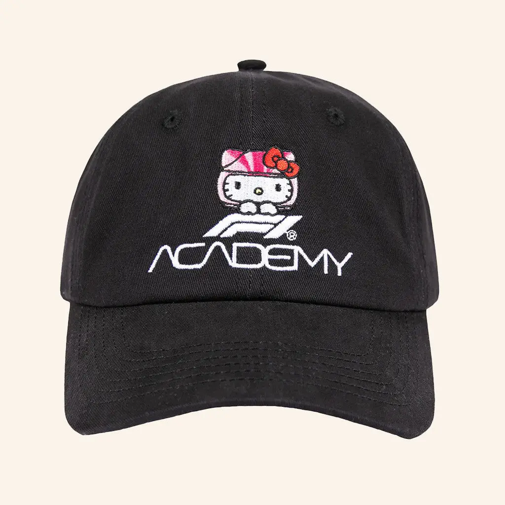 F1 Academy Hello Kitty Merch F1 Academy X Hello Kitty Embroidered Hat Gifts For Her - Wear&Decor