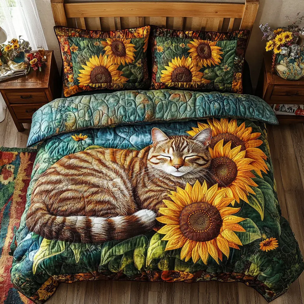 Fairy Paws Quilted Bedding Set Special Home Gift Idea for Comfortable Living