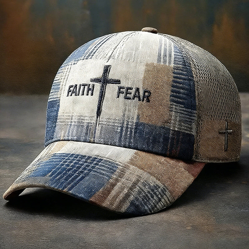 Faith Over Fear Hat Faith In Jesus Baseball Cap Religious Gift For Christians Faith Over Fear Hat Faith In Jesus Baseball Cap Religious Gift For Christians - Image 1
