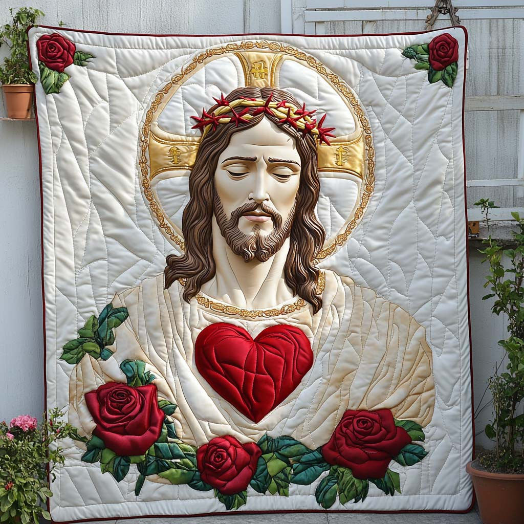 Faith Over Fear Quilted Blanket Christmas Holiday Christian Christmas Presents