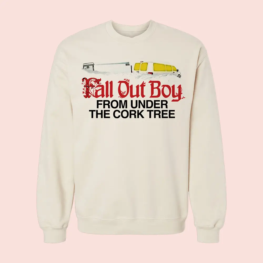 Fall Out Boy Merch Van Sweatshirt From Under The Cork Tree Sweatshirt Gifts For Fans