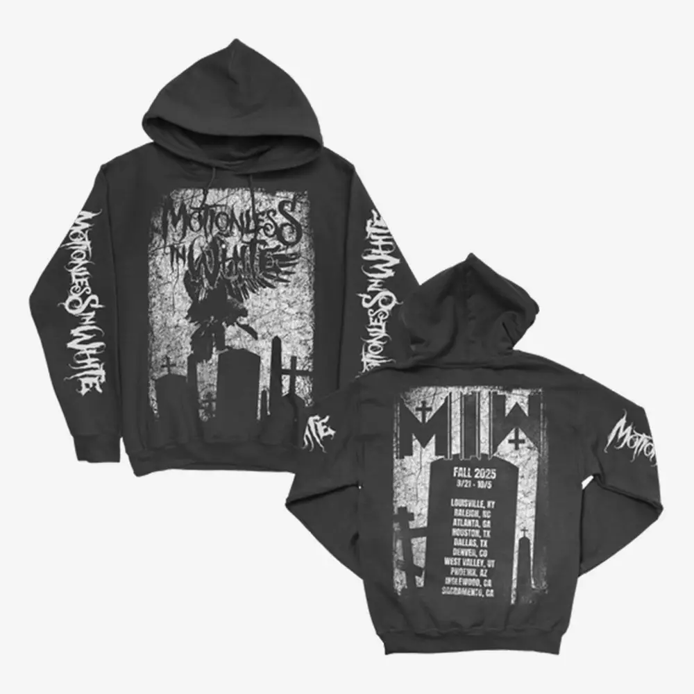 Fall Tour Motionless In White Hoodie Metalcore Band Apparel Motionless In White Merch