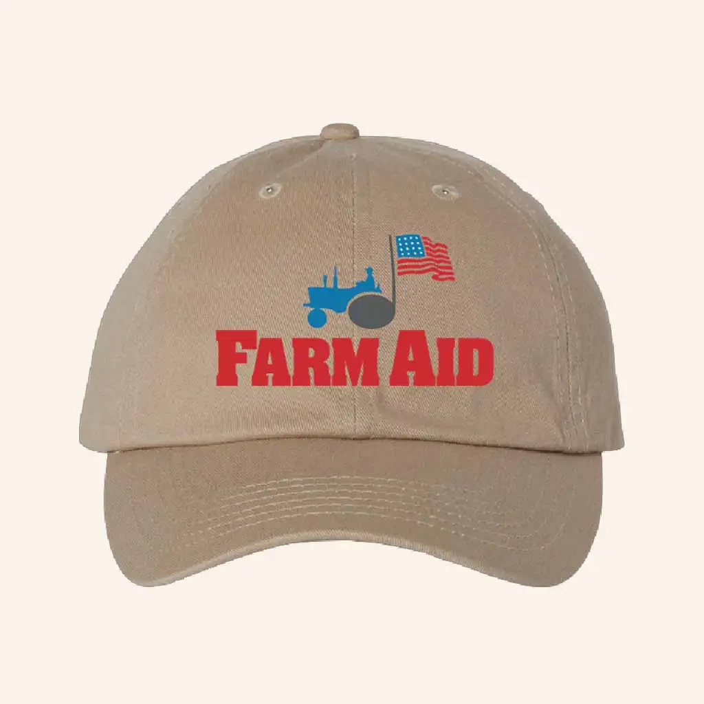 Farm Aid Merch Farm Aid Tractor Logo Embroidered Hat Christmas Ideas For Boyfriend -WearandDecor