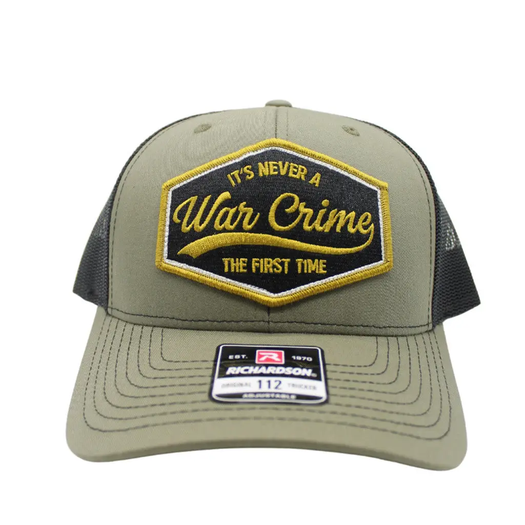 Fat Electrician Merch New War Crime Trucker Hat Embroidered Gifts For Father -WearandDecor