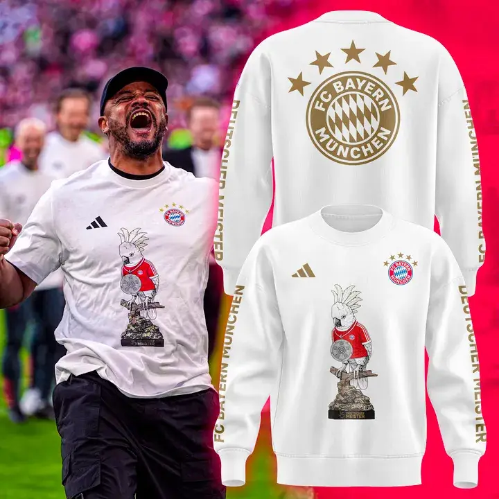 FC Bayern Meister 2026 Sweatshirt FC Bayern Munich Deutscher Meister Gift for Soccer Fans