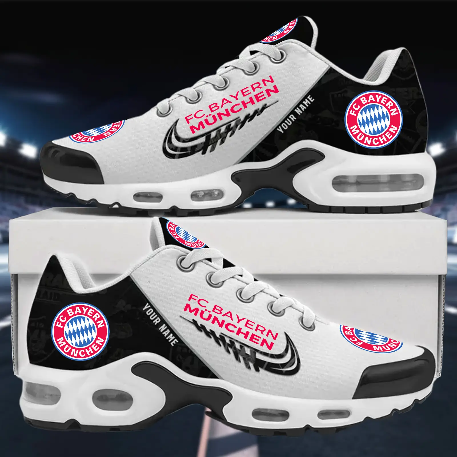 FC Bayern M??nchen Air Max Plus Shoes Sneakers For Men And Women FC Bayern M??nchen Air Max Plus Shoes Sneakers For Men And Women - Image 1