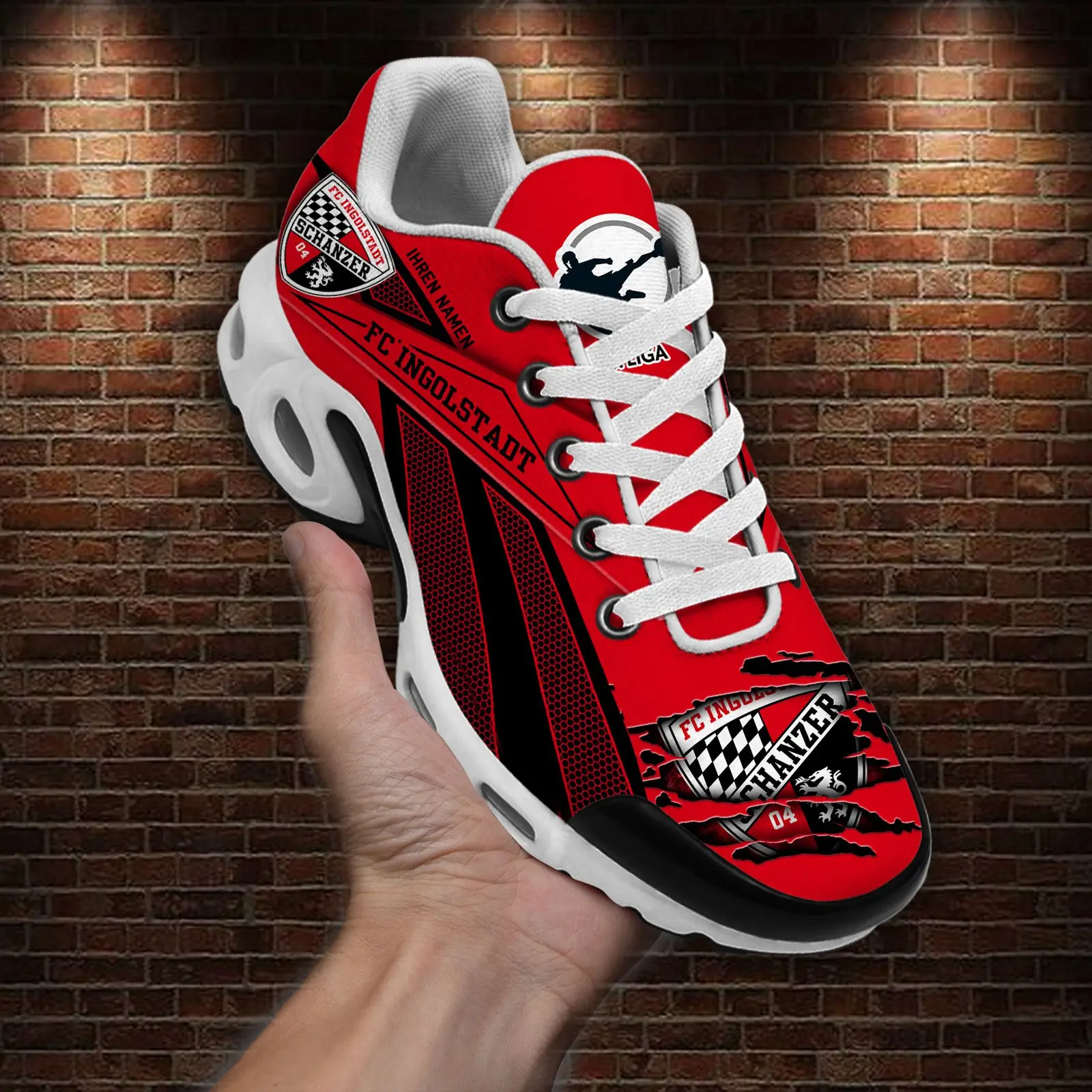 FC Ingolstadt 04 Air Max Plus Shoes Sneakers For Men And Women FC Ingolstadt 04 Air Max Plus Shoes Sneakers For Men And Women - Image 1