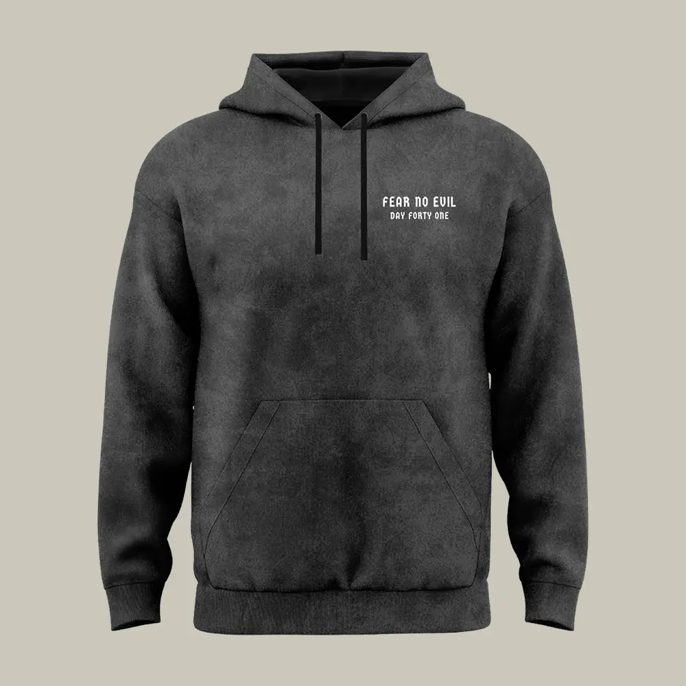 Fear No Evil Day Forty One Hoodie Faith Apparel Best Christian Gift For Husband
