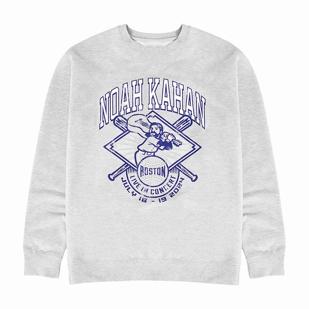 Fenway Fanatic Noah Kahan Sweatshirt Indie Folk Music Apparel Noah Kahan Lover Present