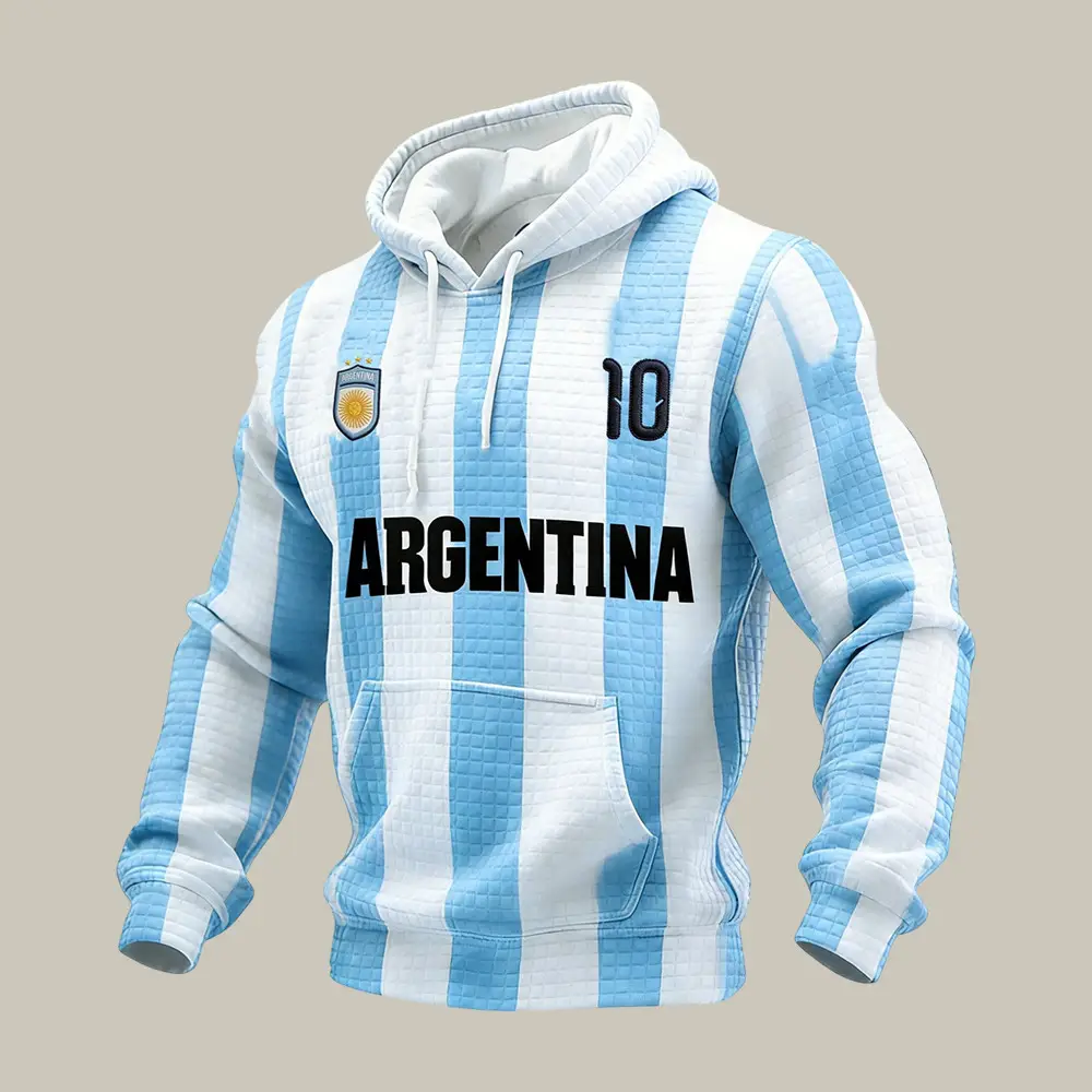 FIFA World Cup 2026 Argentina 10 Hoodie Soccer Fan Apparel Game Day Gift For Men
