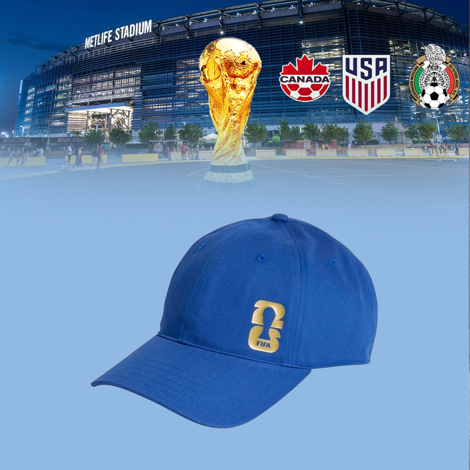 FIFA World Cup 2026 Dad Hat International Soccer Baseball Cap Best Gift For Father