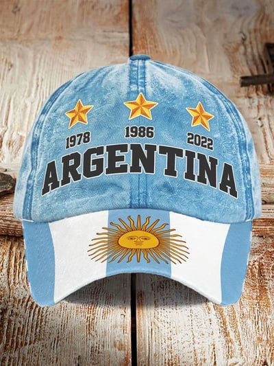 FIFA World Cup 2026 Hat Argentina Soccer Baseball Cap Gift Ideas For Daughter